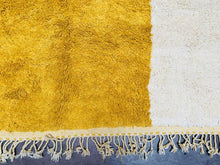 Load image into Gallery viewer, Yellow Moroccan rugs - Handmade Beni Ourain style - Berber carpet - Large authentic Moroccan carpet - Teppich marokko