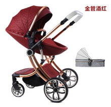 Load image into Gallery viewer, Free Shipping 2019 New 2 in 1 Baby Stroller High Landscape Carriage double-sided newborn car Similar to Aulon babyfond