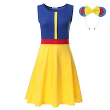 Load image into Gallery viewer, S-M-L-XL-XXL Princess Dress Adult Elsa Anna Belle Mommy Ariel Rapunzel Frocks Minnie Bo Peep Maleficent Role Play Party Clothing