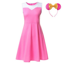 Load image into Gallery viewer, S-M-L-XL-XXL Princess Dress Adult Elsa Anna Belle Mommy Ariel Rapunzel Frocks Minnie Bo Peep Maleficent Role Play Party Clothing
