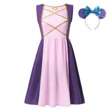 Load image into Gallery viewer, S-M-L-XL-XXL Princess Dress Adult Elsa Anna Belle Mommy Ariel Rapunzel Frocks Minnie Bo Peep Maleficent Role Play Party Clothing
