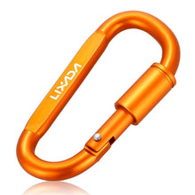 Load image into Gallery viewer, Lixada Aluminum Alloy Carabiner Outdoor Climbing Camping Carabiner Locking Hook Screw D Buckle Keychain Multi Tools mosqueton