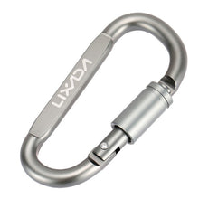 Load image into Gallery viewer, Lixada Aluminum Alloy Carabiner Outdoor Climbing Camping Carabiner Locking Hook Screw D Buckle Keychain Multi Tools mosqueton