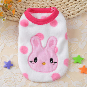 Winter Warm Cartoon Pet Clothes for Small Dogs Cats Soft Fleece Pets Dog Coat Jacket Puppy Clothing Outfits Chihuahua Costume