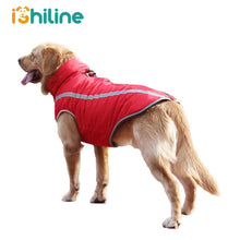 Load image into Gallery viewer, Waterproof Dog Clothes for Large Dogs Winter Warm Big Dog Jackets Padded Fleece Pet Coat Safety Reflective Design Dog Clothing