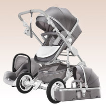 Load image into Gallery viewer, Free shipping Golden baby High landscape Baby Stroller 3 in 1 with Car Seat  Folding Baby Carriage 0-3 Years Prams newborn Pram