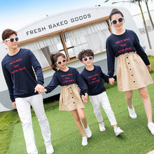 Load image into Gallery viewer, Matching Family Outfits Mommy And Me Matching Dresses Family Matching Sweatshirts Autumn Winter Matching Couple Outfits