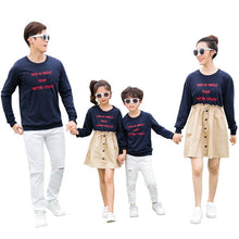 Load image into Gallery viewer, Matching Family Outfits Mommy And Me Matching Dresses Family Matching Sweatshirts Autumn Winter Matching Couple Outfits