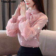 Load image into Gallery viewer, fashion woman blouses 2019 women&#39;s shirt blouse for women blusas womens tops and blouses chiffon shirts ladie&#39;s top plus size