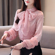 Load image into Gallery viewer, fashion woman blouses 2019 women&#39;s shirt blouse for women blusas womens tops and blouses chiffon shirts ladie&#39;s top plus size