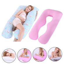 Load image into Gallery viewer, Maternity Pillow Cover Pregnant Woman Pillowcase cotton U-shaped Pillow Sleeping Cushion Case