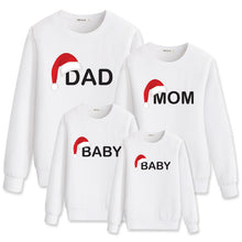 Load image into Gallery viewer, mother daughter father son Christmas family look clothes t shirt sweatshirt for mom dad baby mommy and me women mathcing outfits