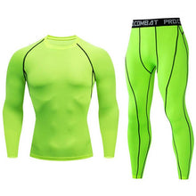 Load image into Gallery viewer, Mens sports suits Compression Men's Full suit Tracksuit 1-3 Piece Kit Gym jogging suit Sport Wear For Men Run Tights Shirt Leggings Men Thermo underwear s-xxxxl