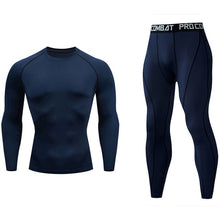 Load image into Gallery viewer, Mens sports suits Compression Men's Full suit Tracksuit 1-3 Piece Kit Gym jogging suit Sport Wear For Men Run Tights Shirt Leggings Men Thermo underwear s-xxxxl
