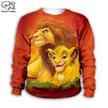 Load image into Gallery viewer, Kids The Lion King Cartoon Simba hoodies tshirt baby 3D print mufasa zipper Sweatshirts boy girl HAKUNA MATATA pullover Pants