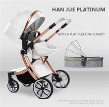 Load image into Gallery viewer, Free Shipping 2019 New 2 in 1 Baby Stroller High Landscape Carriage double-sided newborn car Similar to Aulon babyfond