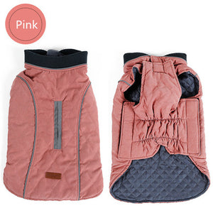 New Winter Coat Retro Design Cozy Winter Dog Pet Jacket Vest Warm Pet Outfit Clothes dor Dogs 6 Colors