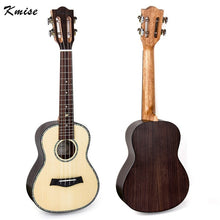 Load image into Gallery viewer, Kmise Concert Ukulele Ukelele Tiger Flame Okoume Starter Kit  23 inch Classical Guitar Head with Gig Bag Tuner Strap String