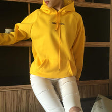 Load image into Gallery viewer, New 2018 Fashion Corduroy Long Sleeves Oh Yes Letter Printing Harajuku Girl Light Yellow Pullovers Tops O-neck Woman Sweater