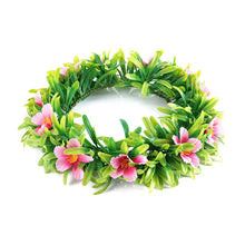 Load image into Gallery viewer, Mother and Daughter Garland with Thick Leaves Women Girl Hair Accessories Floral Hoop Headwear Moana Party Supplies Flower Crown