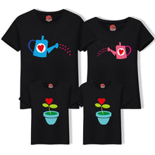 Load image into Gallery viewer, Matching Family Clothing 1 piece Family Cultivate Love Summer Short-sleeve T-shirt Outfits For Mother Daughter And Father Son