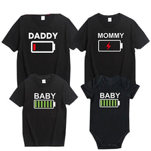 Load image into Gallery viewer, New Fashion Mommy and Me Clothes Family Look Shirt Mother and Daughter Matching Clothes Love WIFI Cotton Family Matching T Shirt