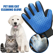 Load image into Gallery viewer, New Style Silicone Pet Grooming Cleaning Glove Deshedding left/Right Handed Dog Cat Hair Removal Brush Humanized Palm Design