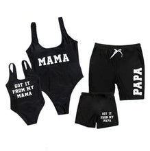 Load image into Gallery viewer, Family Matching Swimwear Mother Daughter Swimsuit Mommy And Me Bikini Clothes Family Look Father Mom Daughter Son Bathing Suit