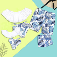 Load image into Gallery viewer, Family Matching Swimwear Mother Daughter Swimsuit Mommy And Me Bikini Clothes Family Look Father Mom Daughter Son Bathing Suit