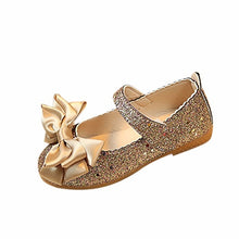 Load image into Gallery viewer, girl shoes for kids Children Girl Fashion Princess Bowknot Dance Nubuck Leather Single Shoes buty dla dziewczynki6.141gg