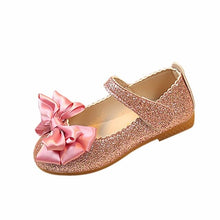 Load image into Gallery viewer, girl shoes for kids Children Girl Fashion Princess Bowknot Dance Nubuck Leather Single Shoes buty dla dziewczynki6.141gg
