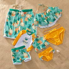 Load image into Gallery viewer, Mother Daughter Dad Son Family Matching Swimwear Mommy And Me Clothes Men Boy Swimsuit Girl Bathing Suit Bikini