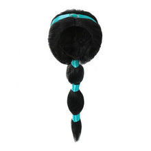 Load image into Gallery viewer, MUABABY Girls Wig Kids Unicorn Photography Props Girl Elsa Anna Aurora Braid Children Ariel Jasmine Moana Rapunzel Ladybug Hair