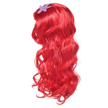Load image into Gallery viewer, MUABABY Girls Wig Kids Unicorn Photography Props Girl Elsa Anna Aurora Braid Children Ariel Jasmine Moana Rapunzel Ladybug Hair