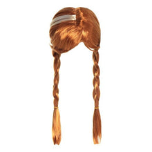 Load image into Gallery viewer, MUABABY Girls Wig Kids Unicorn Photography Props Girl Elsa Anna Aurora Braid Children Ariel Jasmine Moana Rapunzel Ladybug Hair